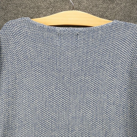 Express Tricot Women's Knit Sweater Blue Large Long Sleeve Crew Neck Vintage - Picture 5 of 12